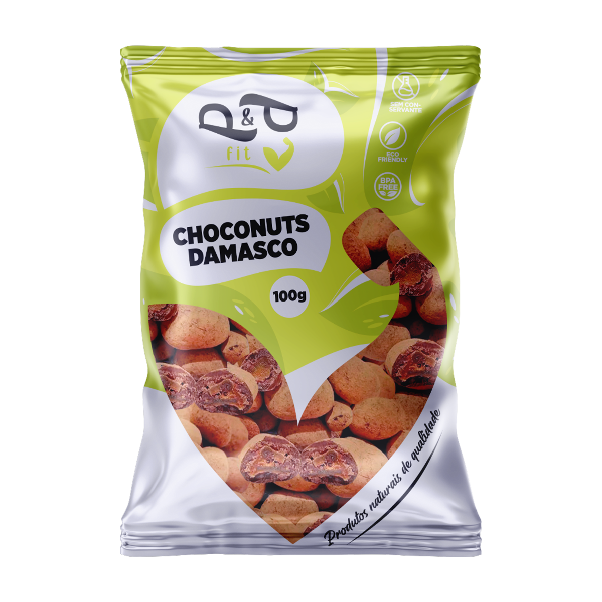Choconuts P&P Damasco Chocolate 70% Drageado